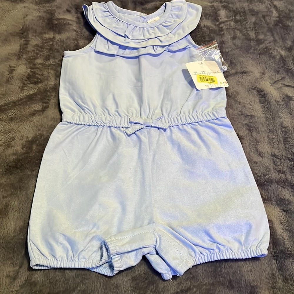 Starting Out Girls one Piece Light Blue outfit size 24M Brand New
